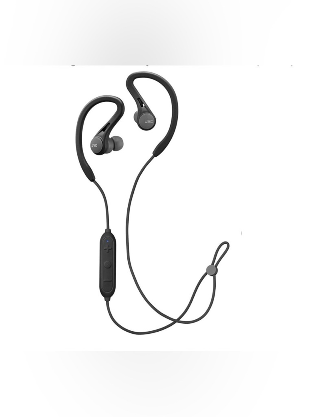 JVC Wireless Sport Earbuds in Black And USB Cable Tested Working Conditions